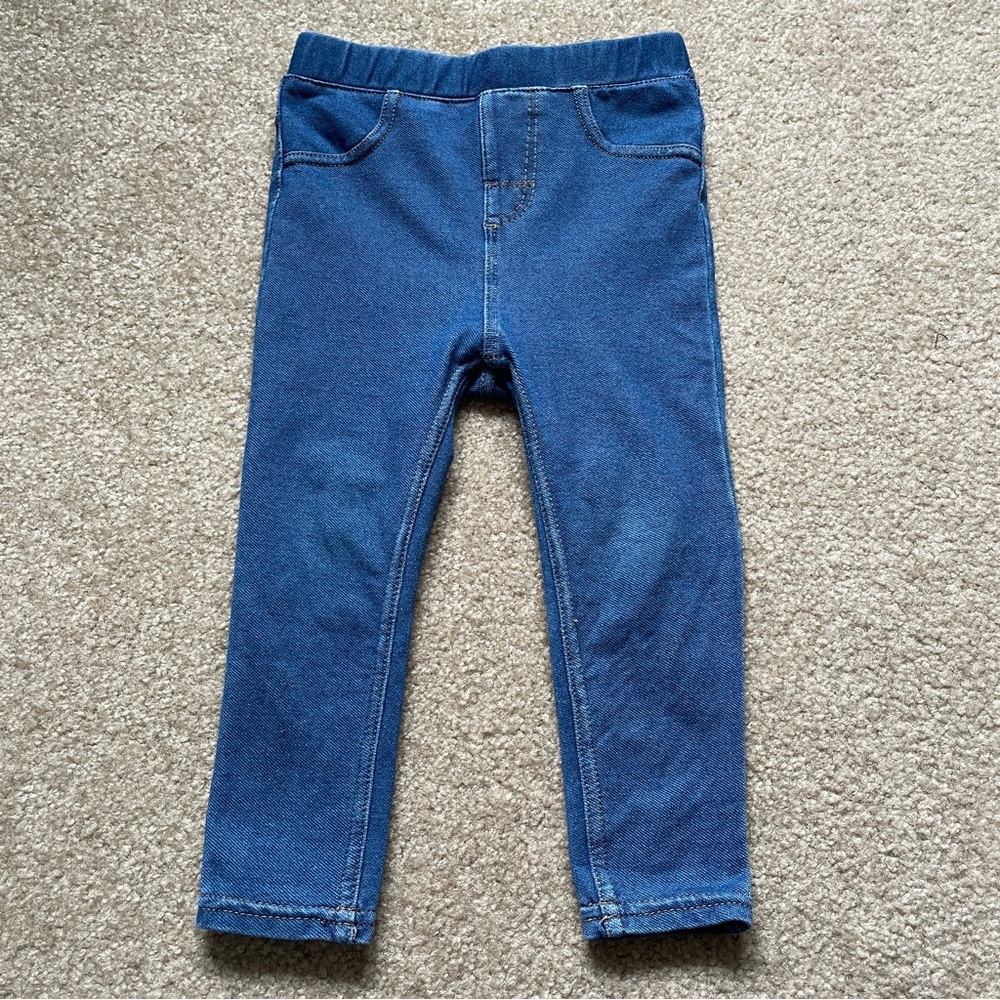 H&M Blue Jeggings 12-18 Months